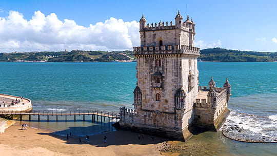 Belém Tower in Lisbon, Portugal